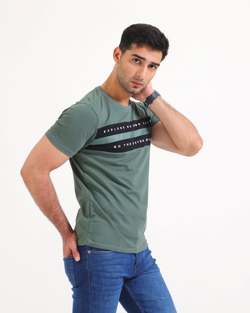 Men Panel Tee - Engine - Buy Now