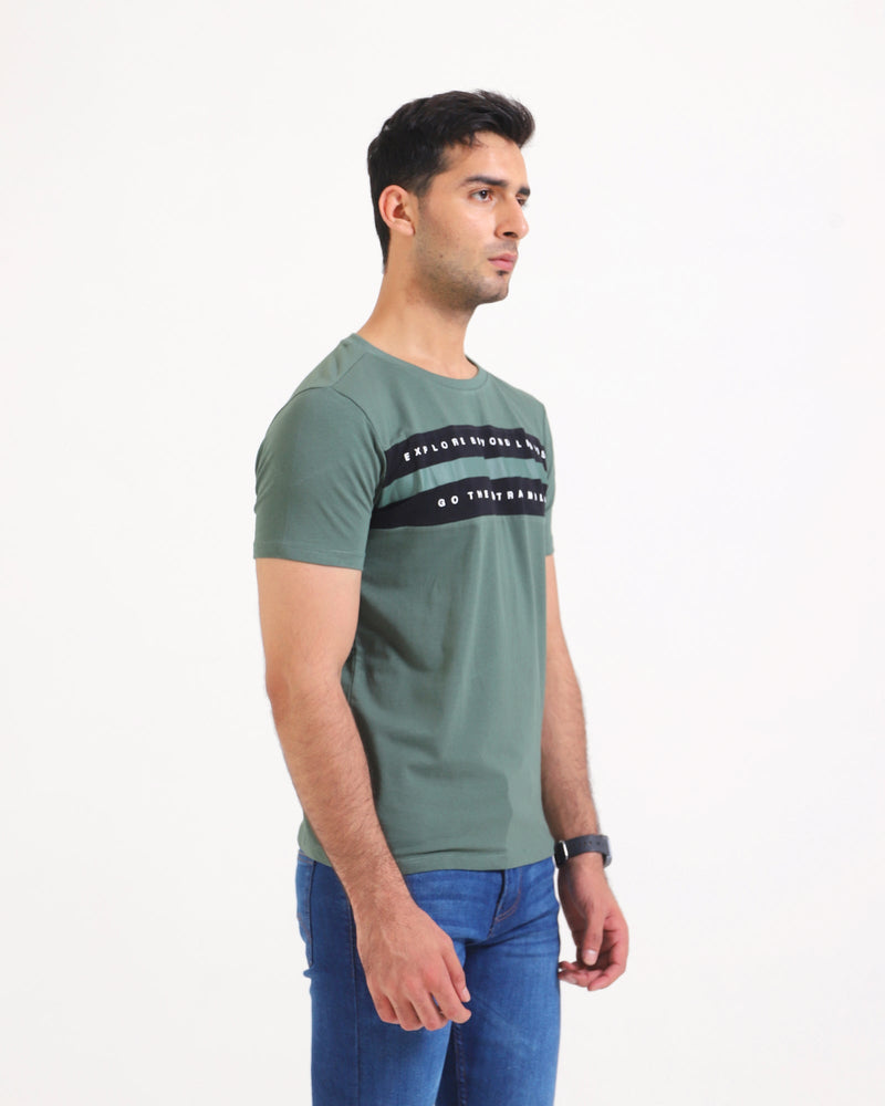 Men Panel Tee - Engine - Buy Now