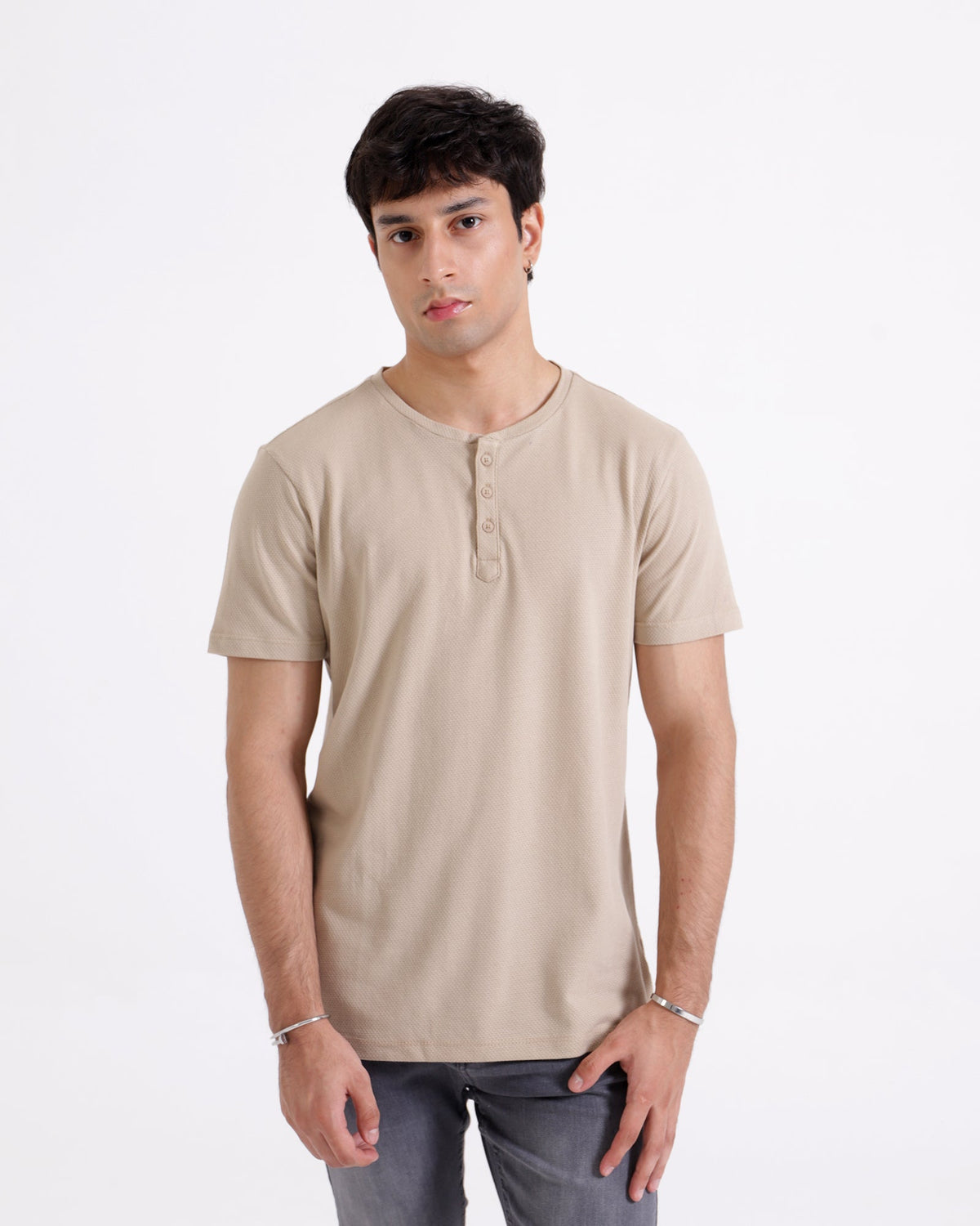 Men S/S Basic Henley - Engine - Buy Now