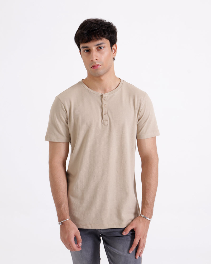 Men S/S Basic Henley - Engine - Buy Now