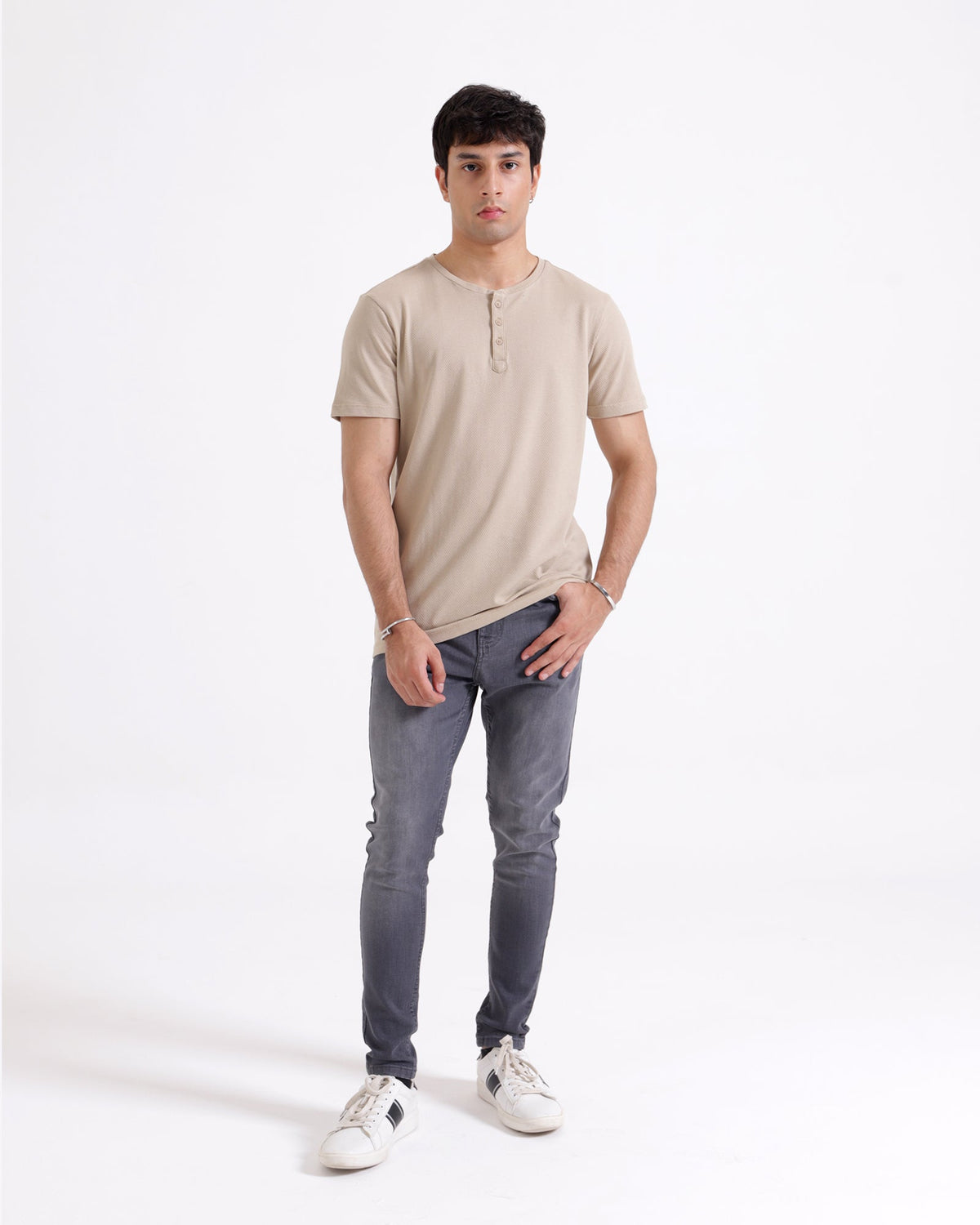 Men S/S Basic Henley - Engine - Buy Now
