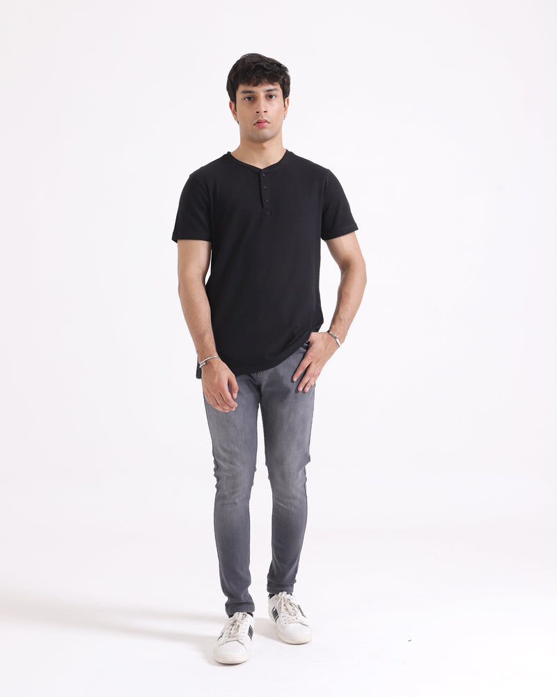 Men S/S Basic Henley - Engine - Buy Now