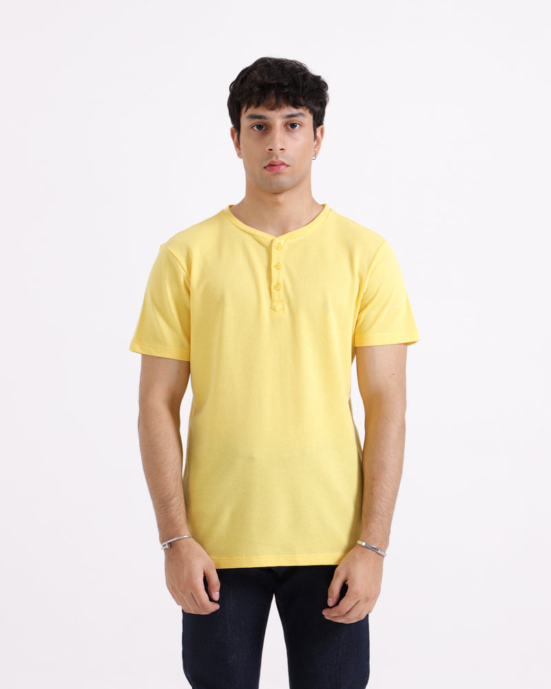 Men S/S Basic Henley - Engine - Buy Now