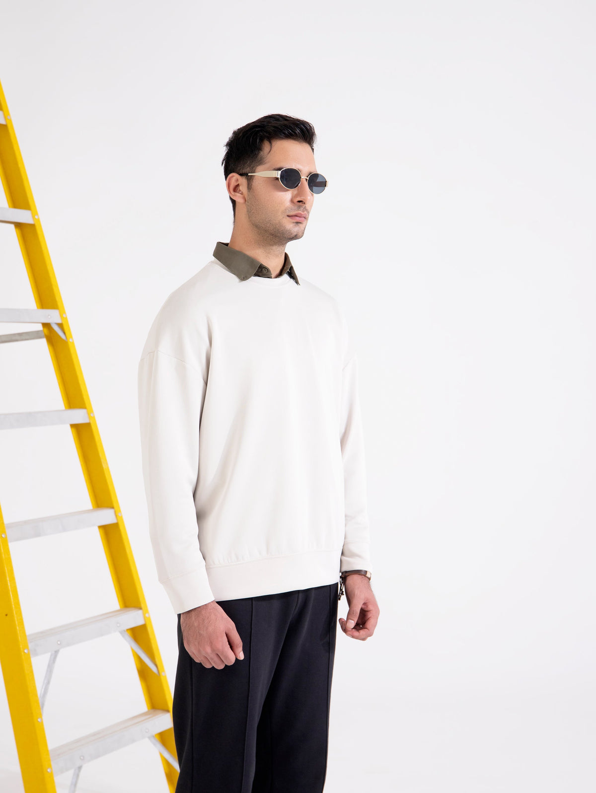 Men Basic Loose Fit Sweatshirt - Engine - Buy Now
