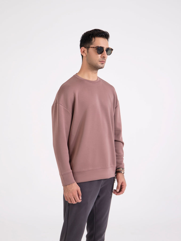 Men Basic Loose Fit Sweatshirt