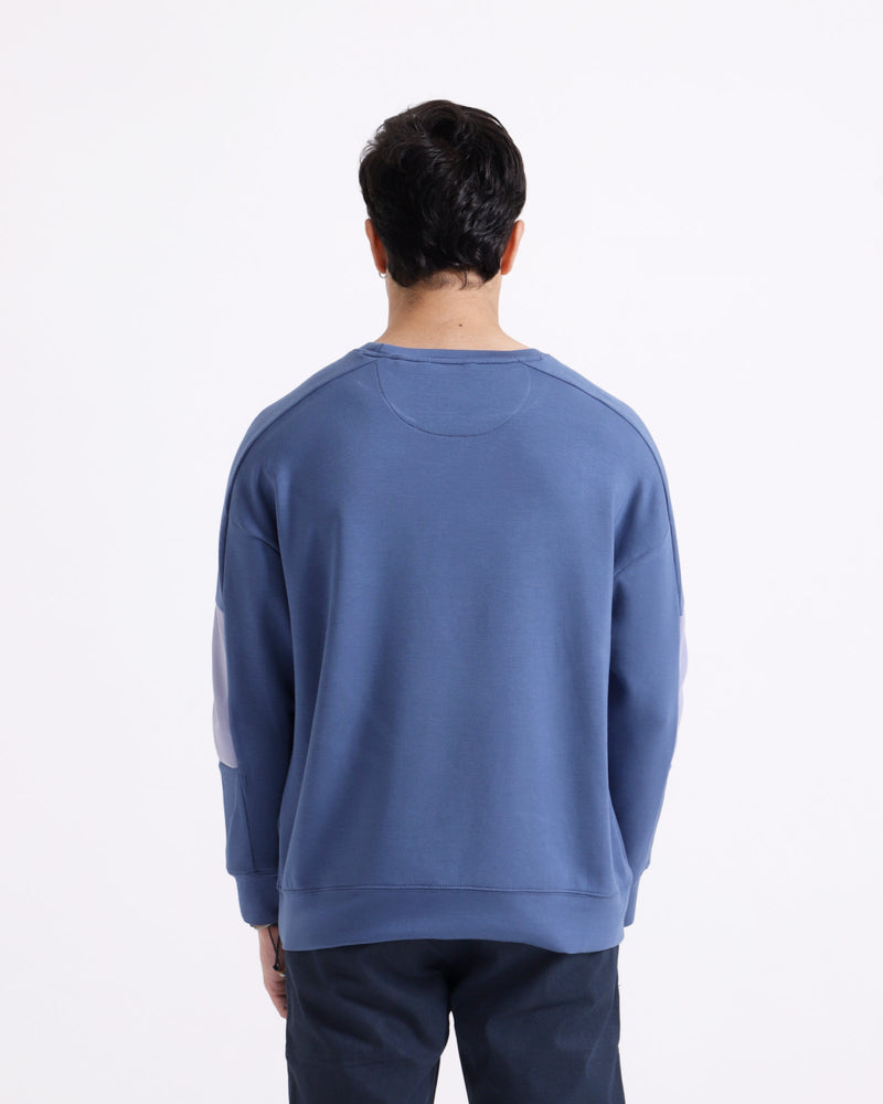 Men Panel Loose Fit Sweatshirt - Engine - Buy Now