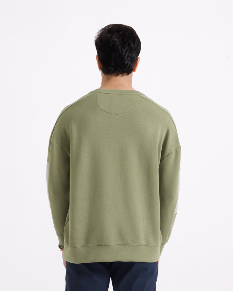 Men Panel Loose Fit Sweatshirt - Engine - Buy Now