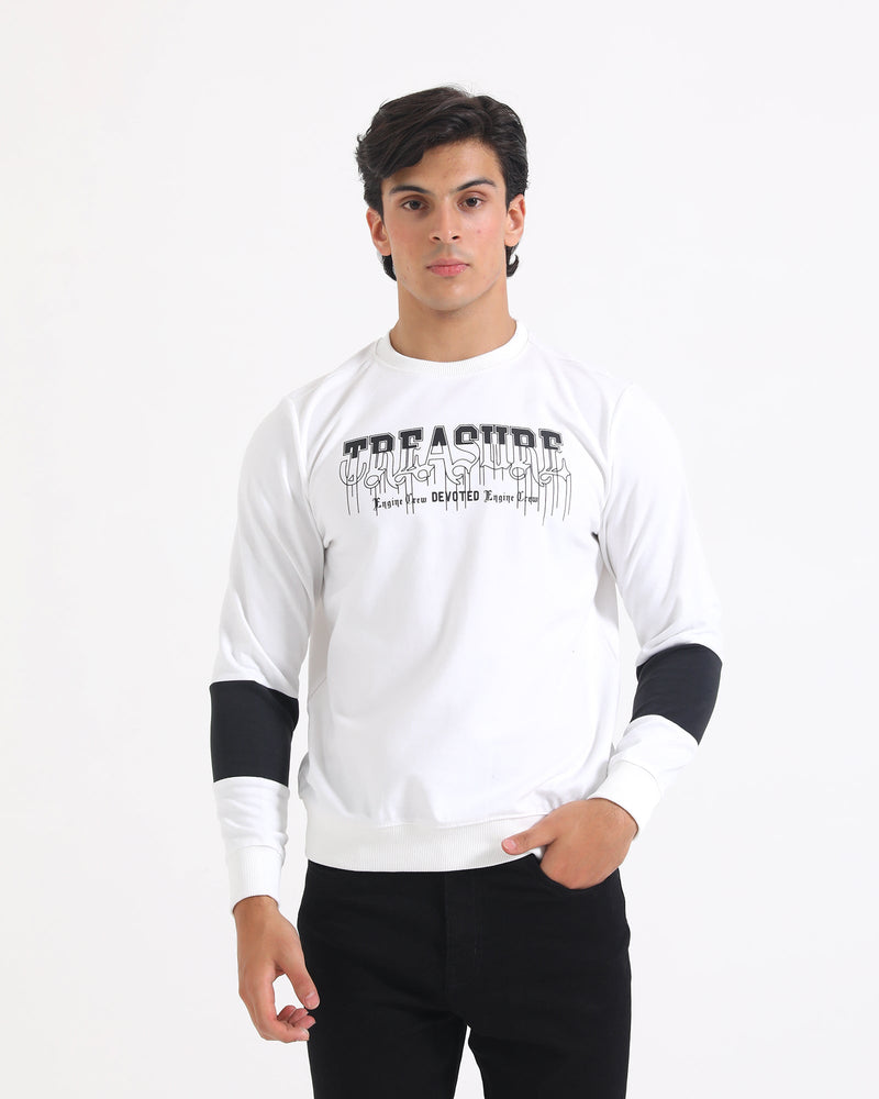 Men Panel Sweatshirt - Engine - Buy Now