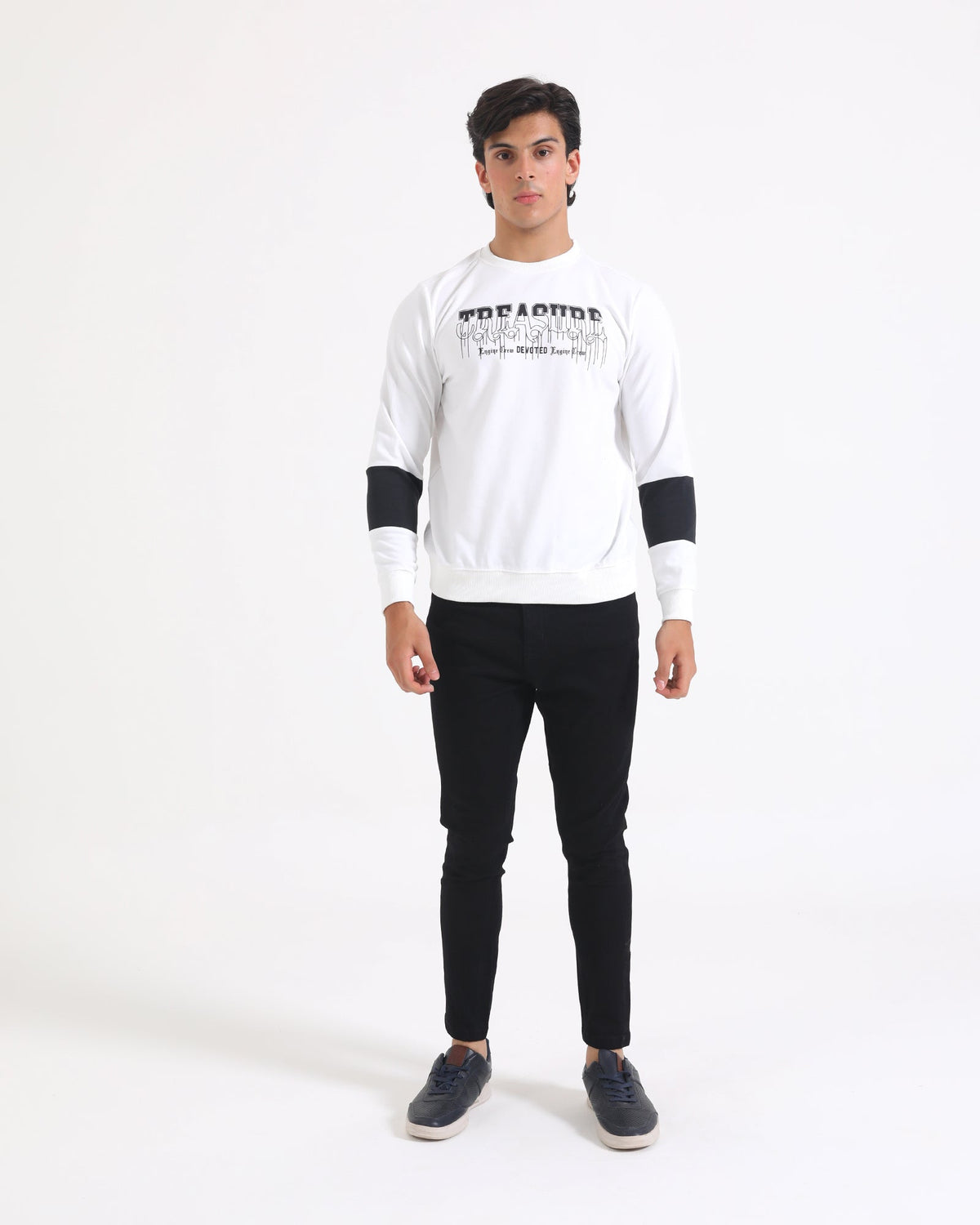 Men Panel Sweatshirt - Engine - Buy Now