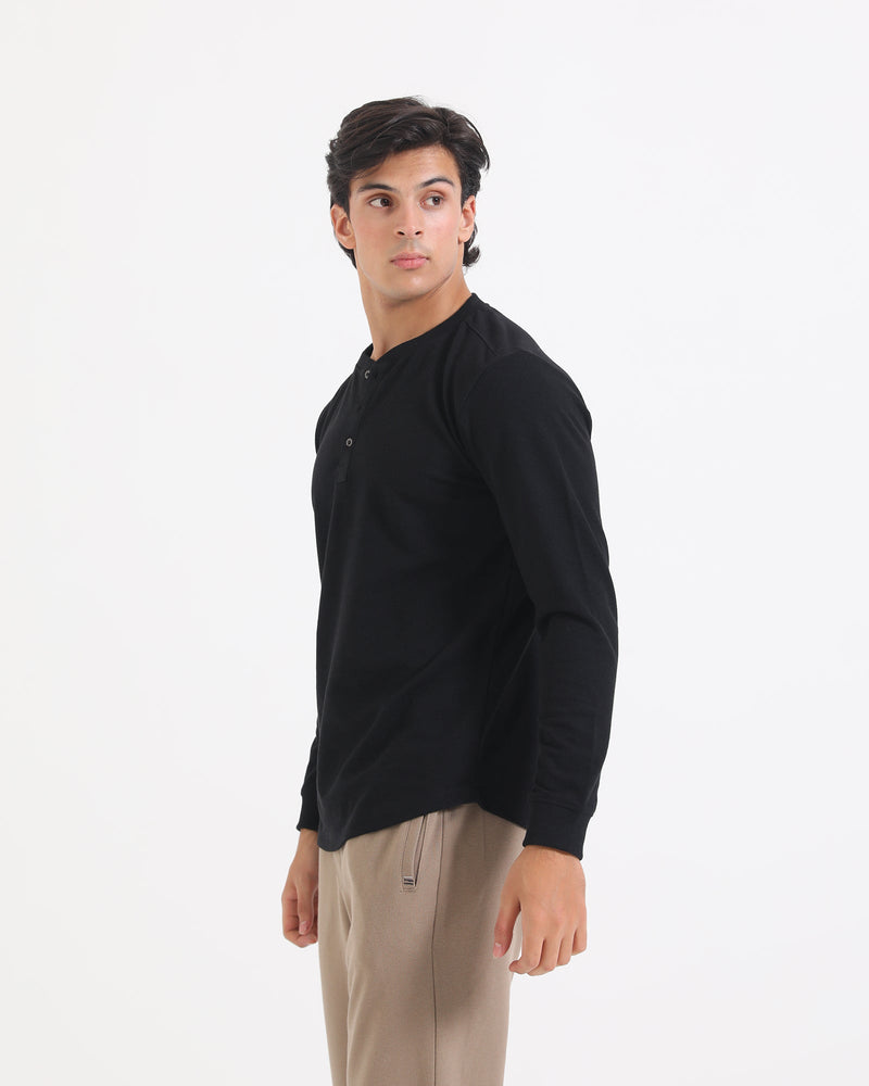 Men Basic L/S Henley - Engine - Buy Now