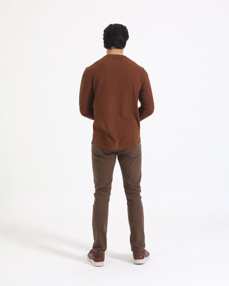 Men Basic L/S Henley - Engine - Buy Now