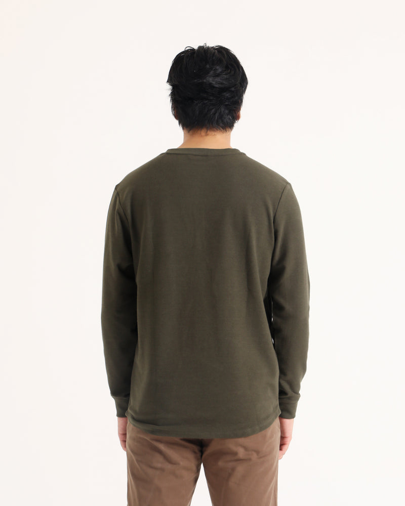 Men Basic L/S Henley - Engine - Buy Now