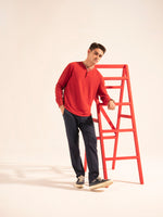 Men Basic L/S Henley - Engine - Buy Now