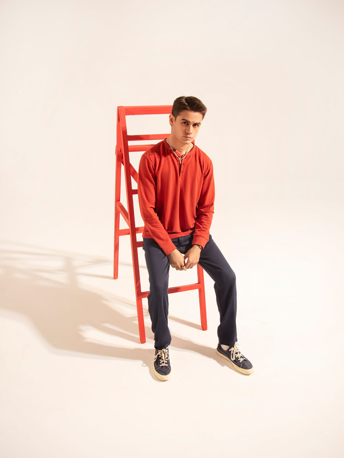 Men Basic L/S Henley - Engine - Buy Now