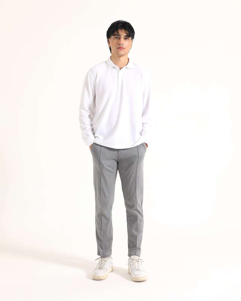 Men Solid L/S Polo Tee - Engine - Buy Now