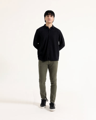 Men Basic L/S Button Down