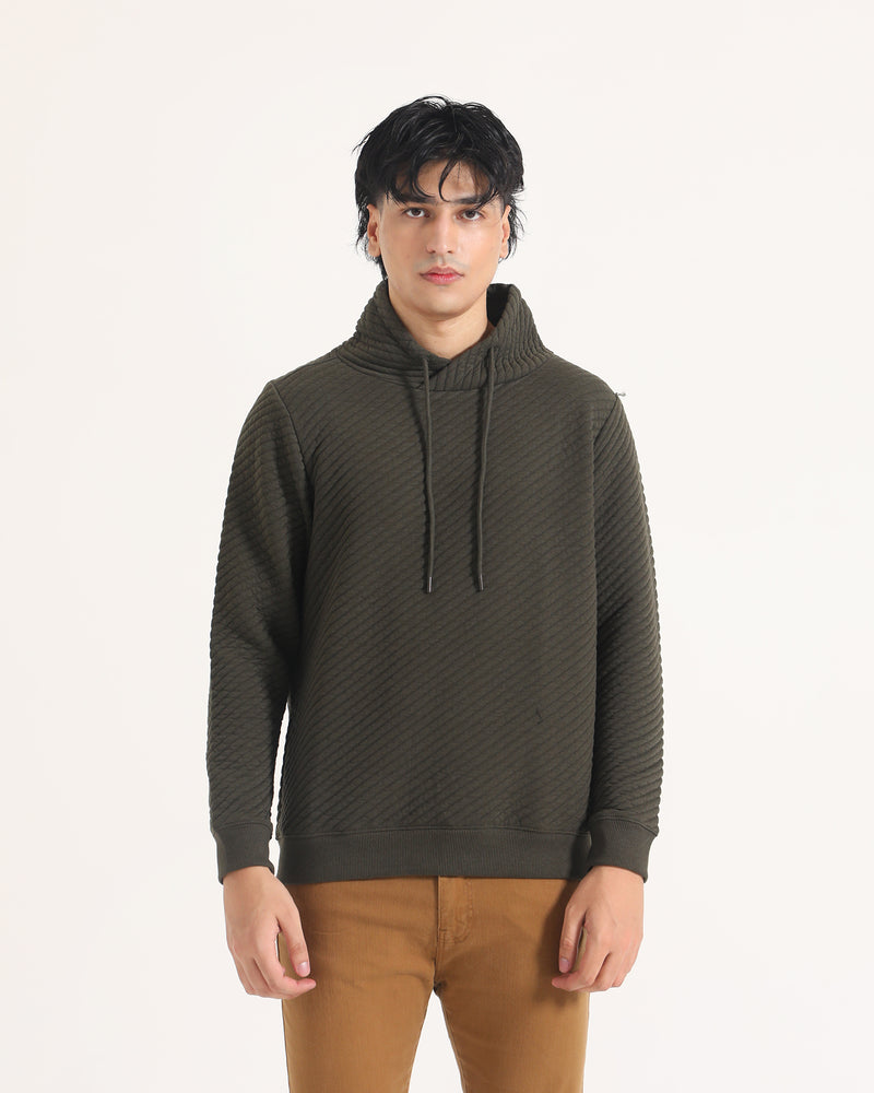 Men Mock Neck Sweatshirt - Engine - Buy Now