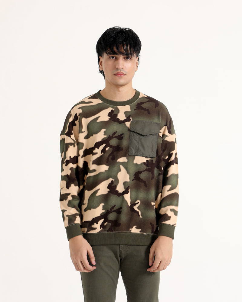 Men Printed Sweatshirt - Engine - Buy Now
