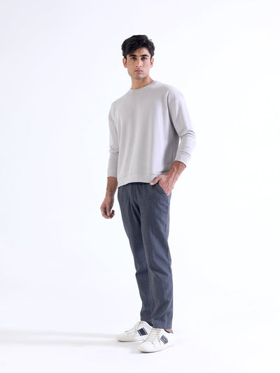 Men Basic Loose Fit Sweatshirt