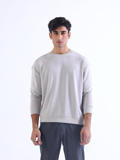 Men Basic Loose Fit Sweatshirt