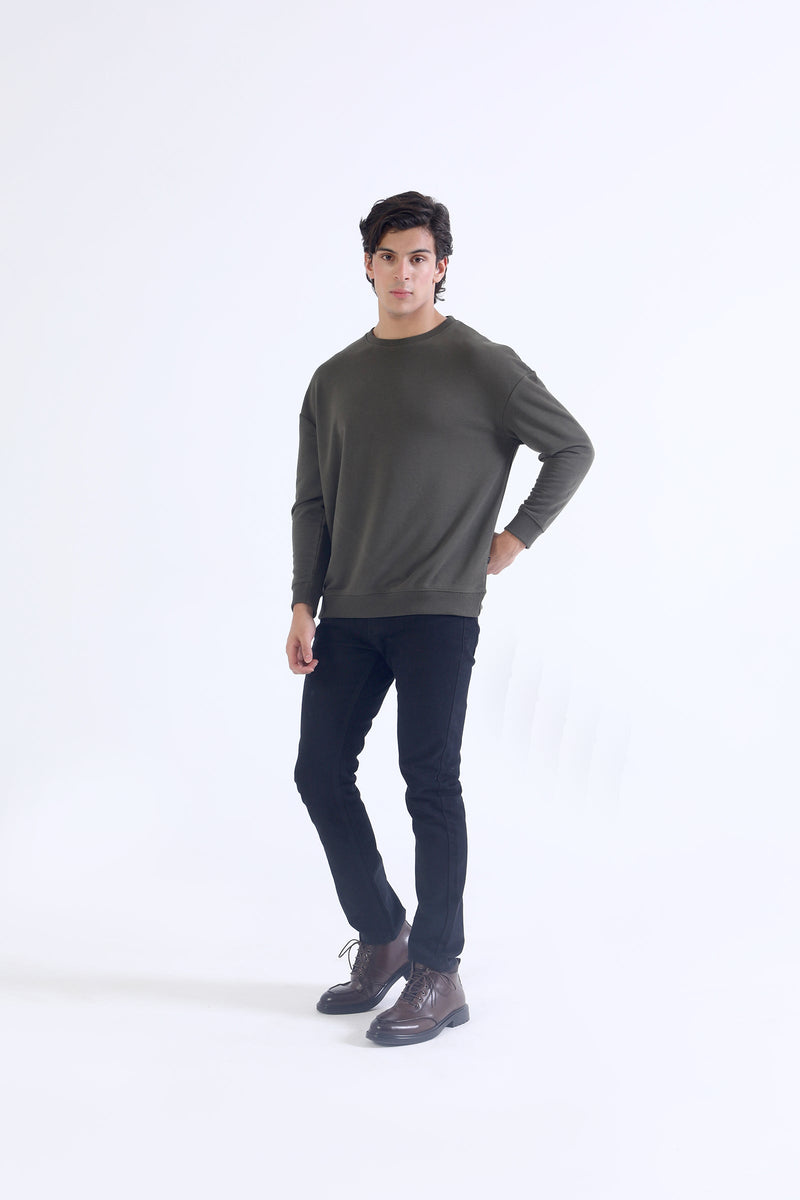 Men Basic Loose Fit Sweatshirt - Engine - Buy Now