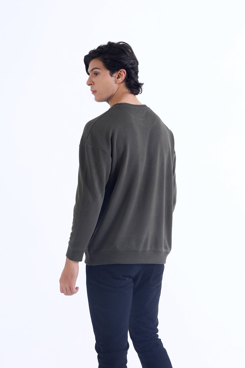 Men Basic Loose Fit Sweatshirt - Engine - Buy Now
