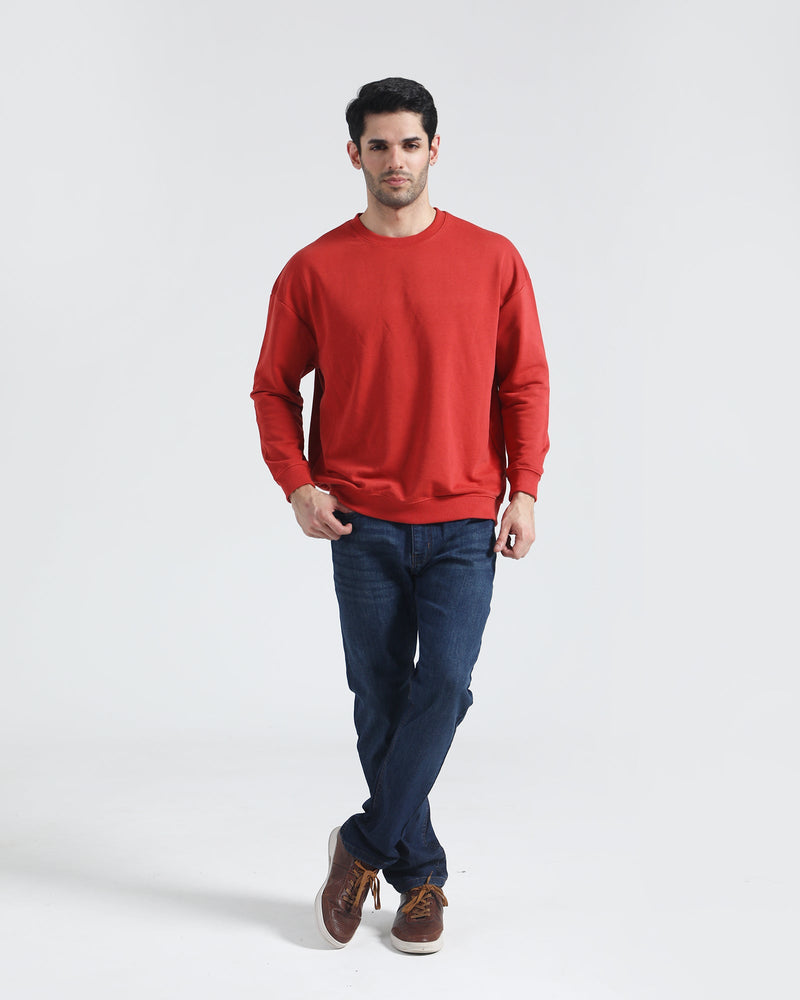 Men Basic Loose Fit Sweatshirt - Engine - Buy Now
