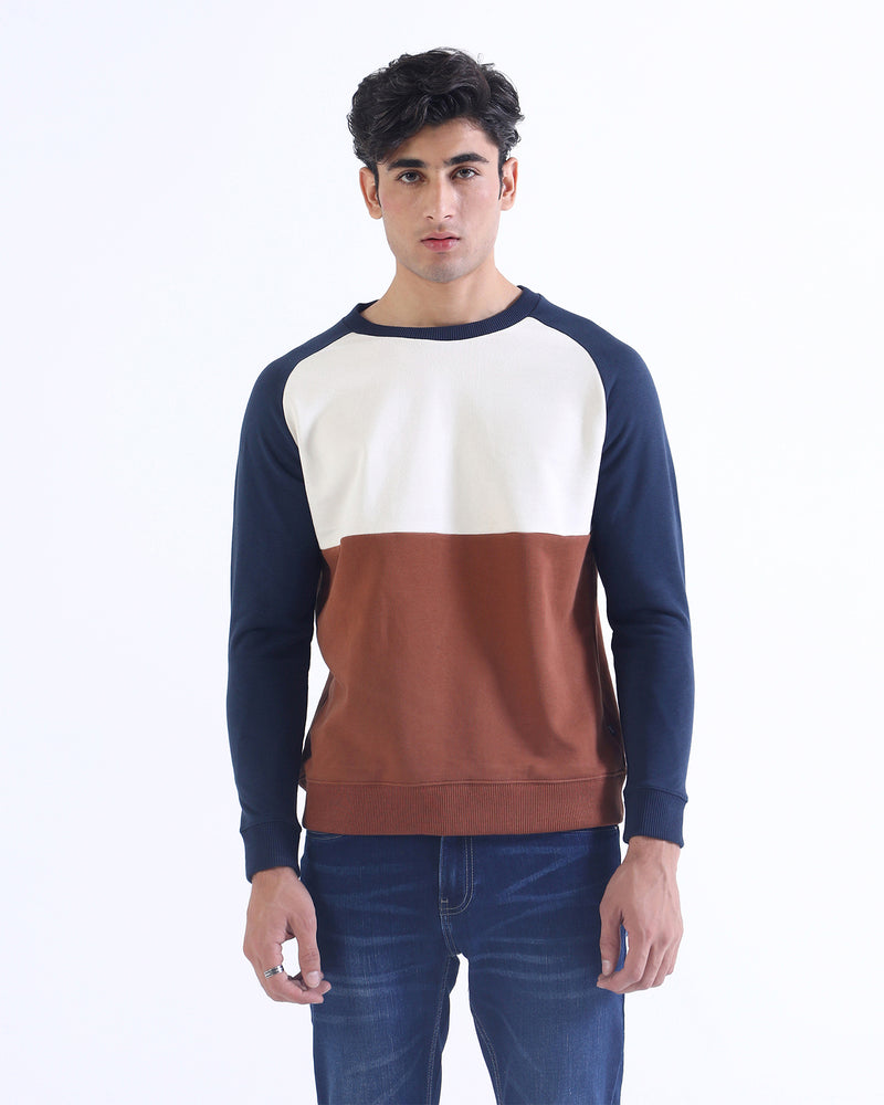 Men Panel Sweatshirt - Engine - Buy Now