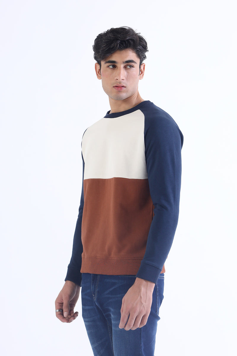 Men Panel Sweatshirt - Engine - Buy Now