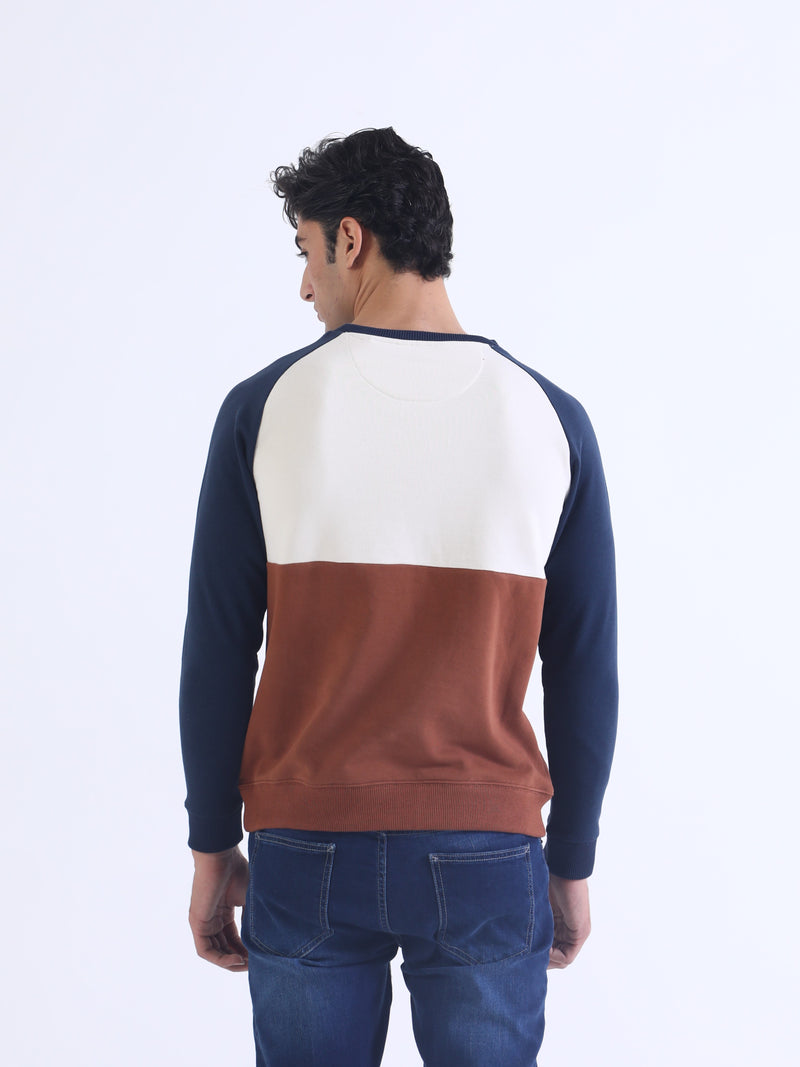 Men Panel Sweatshirt - Engine - Buy Now