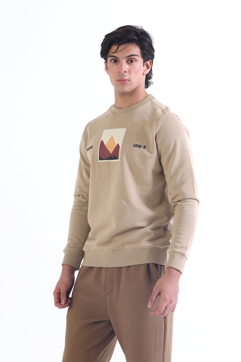 Men Typography Sweatshirt - Engine - Buy Now