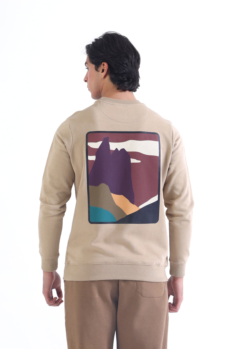 Men Typography Sweatshirt - Engine - Buy Now