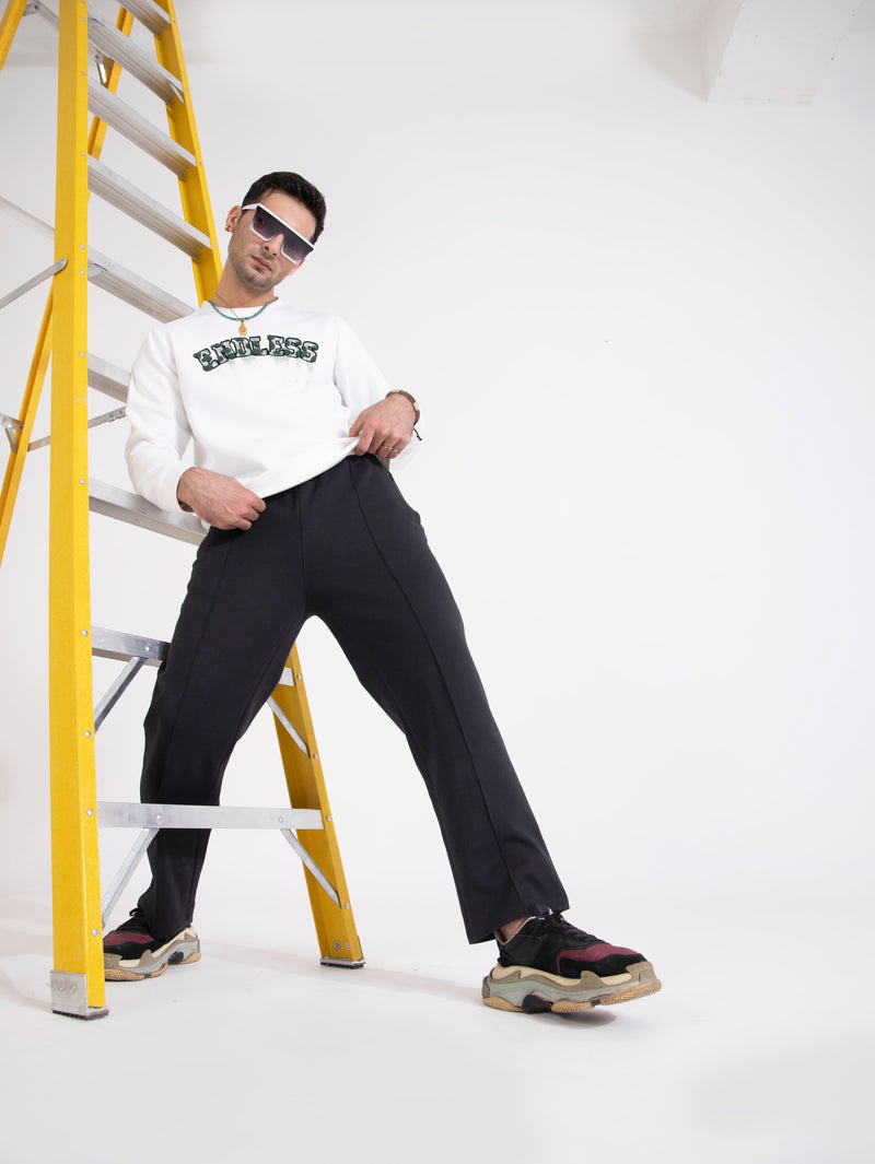 Men Typography Sweatshirt - Engine - Buy Now