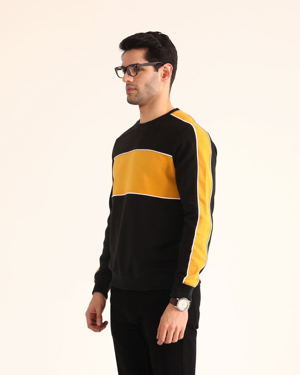 Men Panel Sweatshirt - Engine - Buy Now