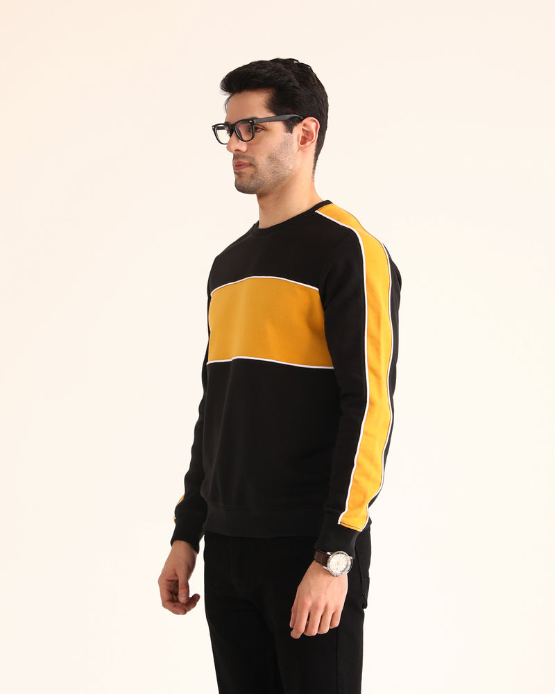 Men Panel Sweatshirt - Engine - Buy Now
