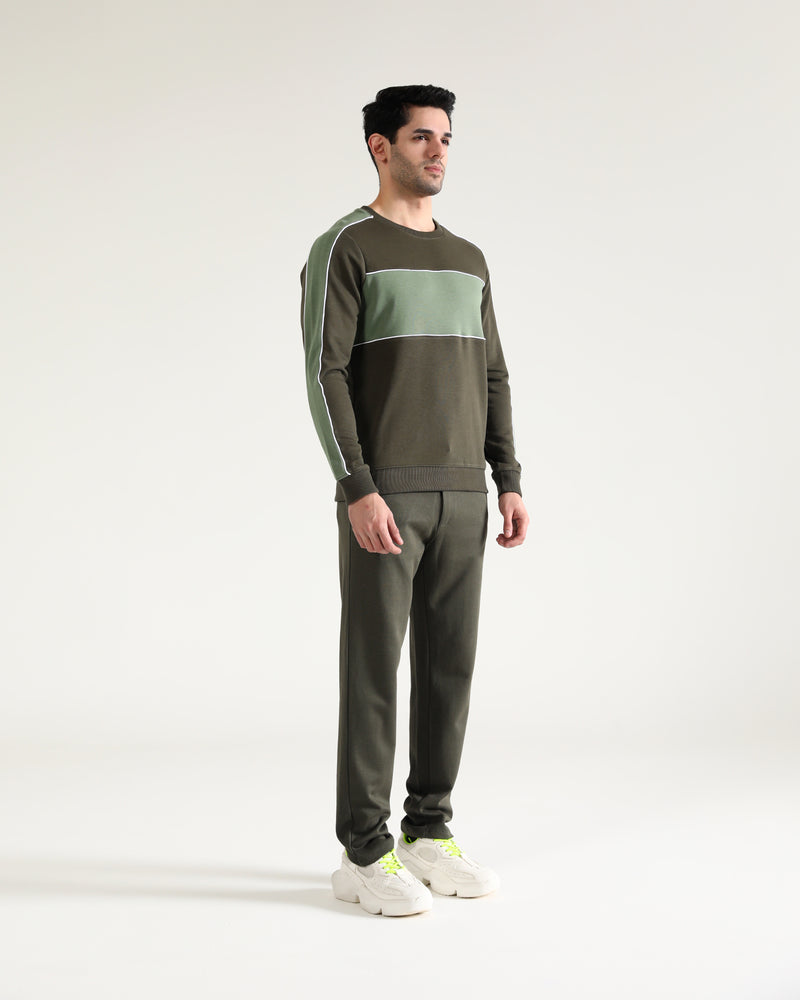 Men Panel Sweatshirt - Engine - Buy Now