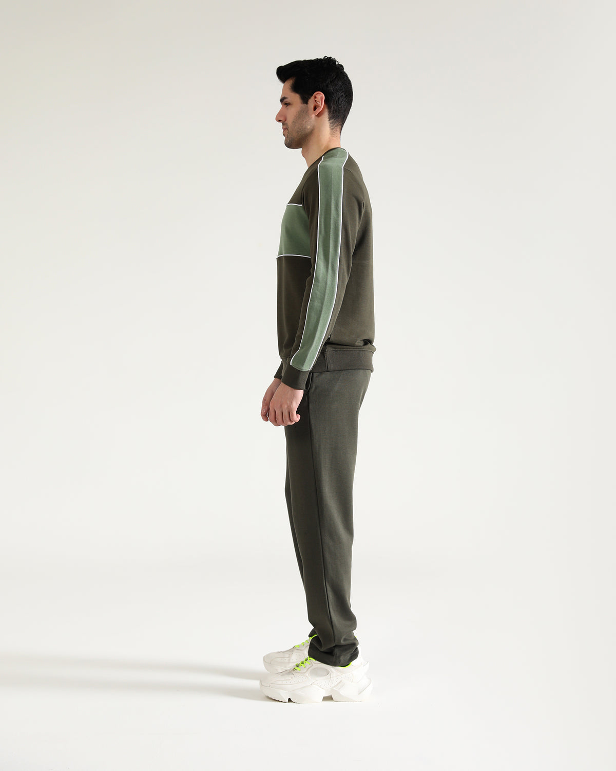 Men Panel Sweatshirt - Engine - Buy Now