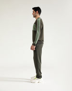 Men Panel Sweatshirt - Engine - Buy Now