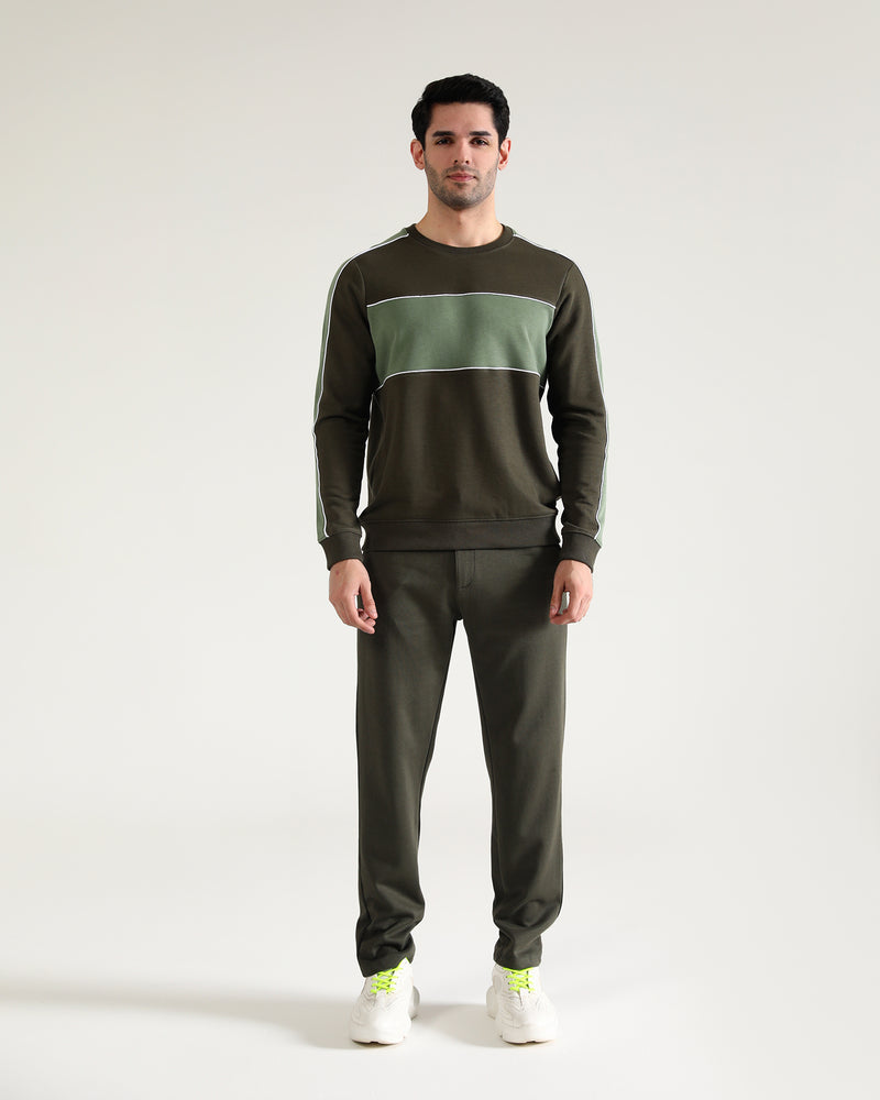 Men Panel Sweatshirt - Engine - Buy Now