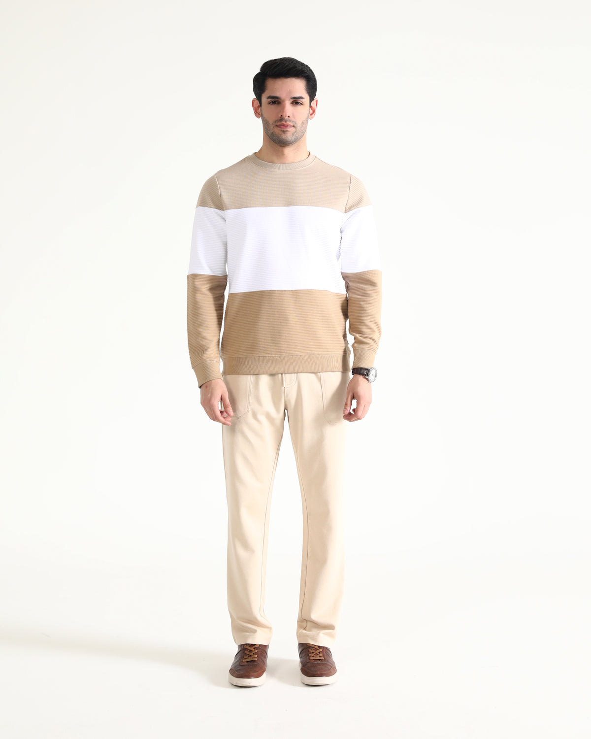 Men Panel Sweatshirt - Engine - Buy Now