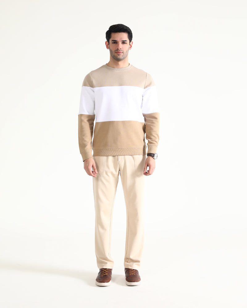 Men Panel Sweatshirt - Engine - Buy Now
