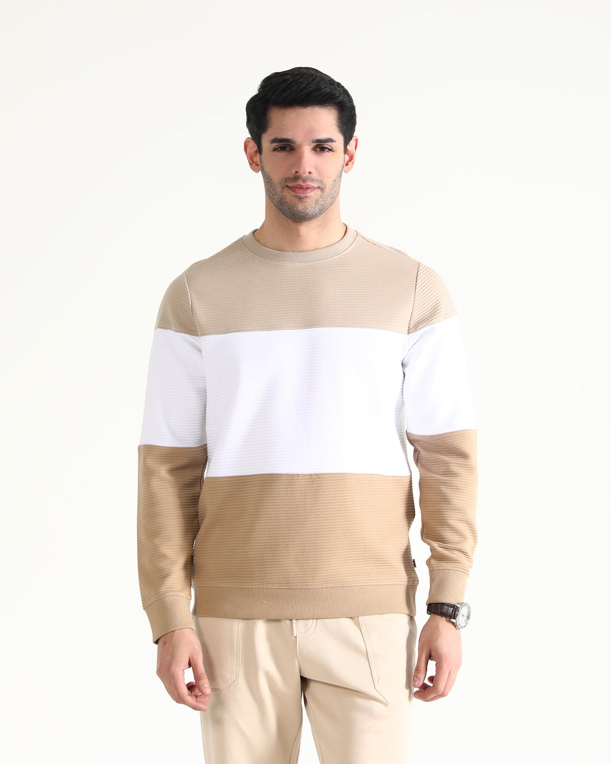 Men Panel Sweatshirt - Engine - Buy Now
