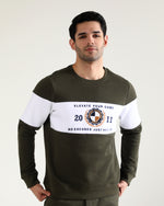 Men Panel Sweatshirt - Engine - Buy Now