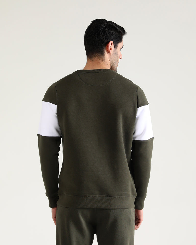 Men Panel Sweatshirt - Engine - Buy Now