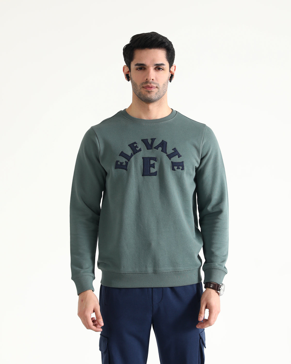 Men Typography Sweatshirt - Engine - Buy Now