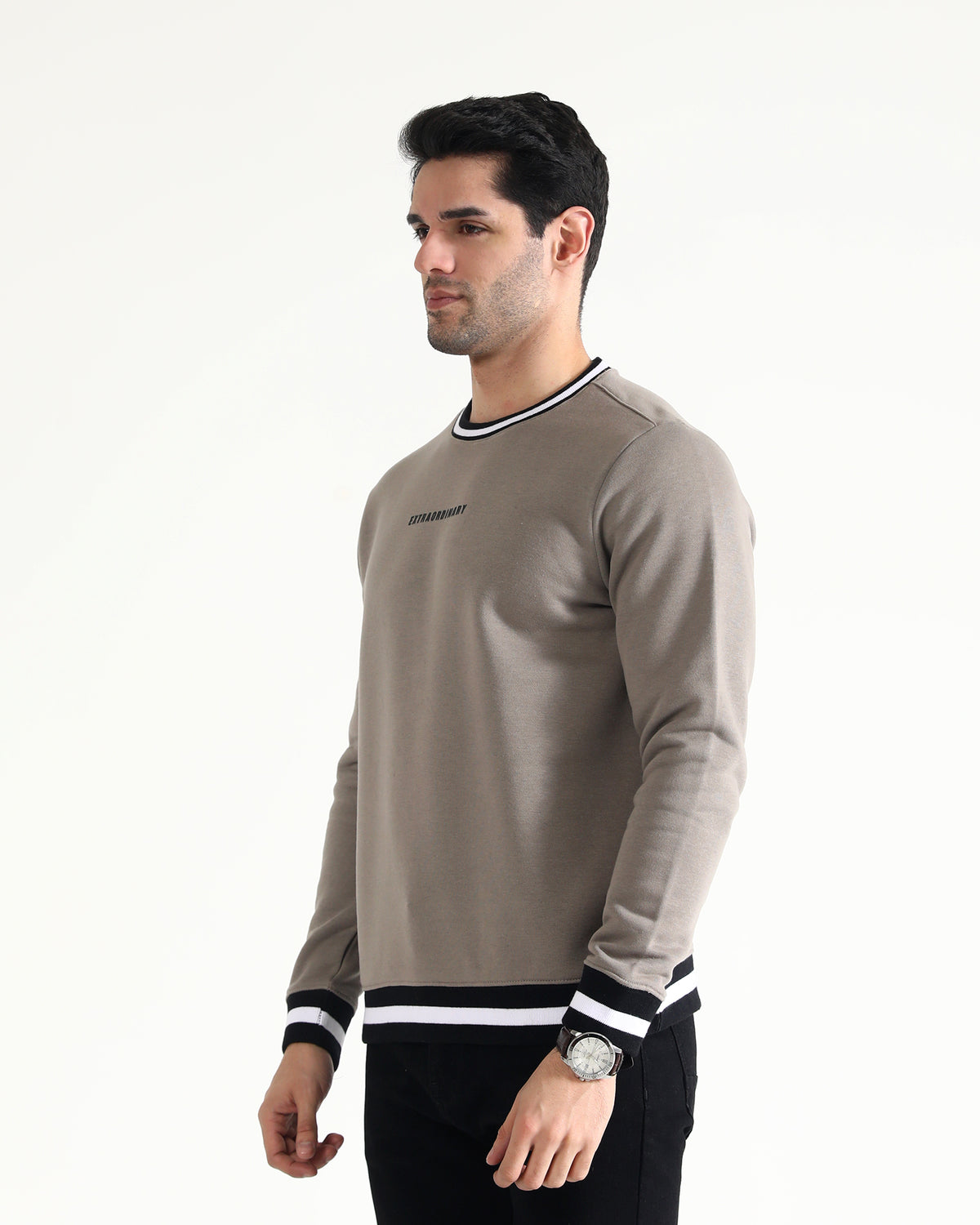 Men Typography Sweatshirt - Engine - Buy Now