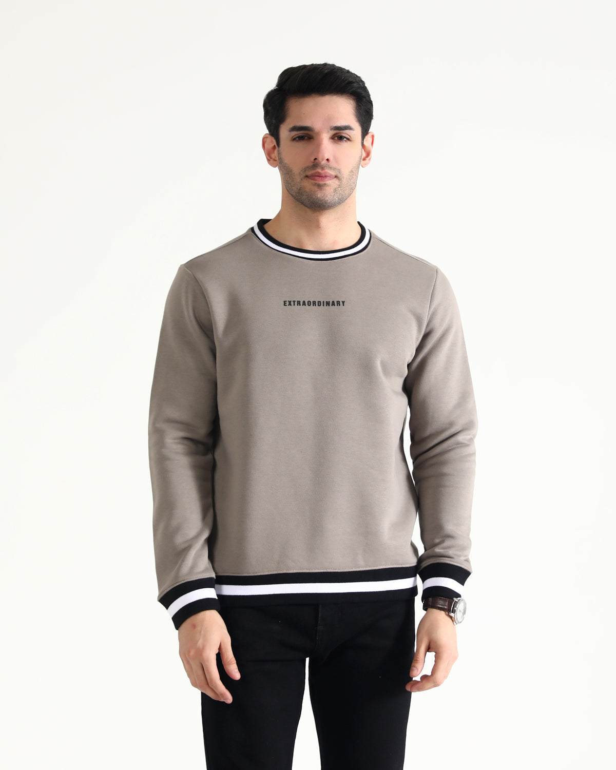 Men Typography Sweatshirt - Engine - Buy Now