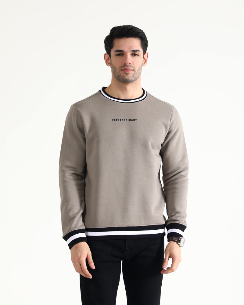 Men Typography Sweatshirt - Engine - Buy Now