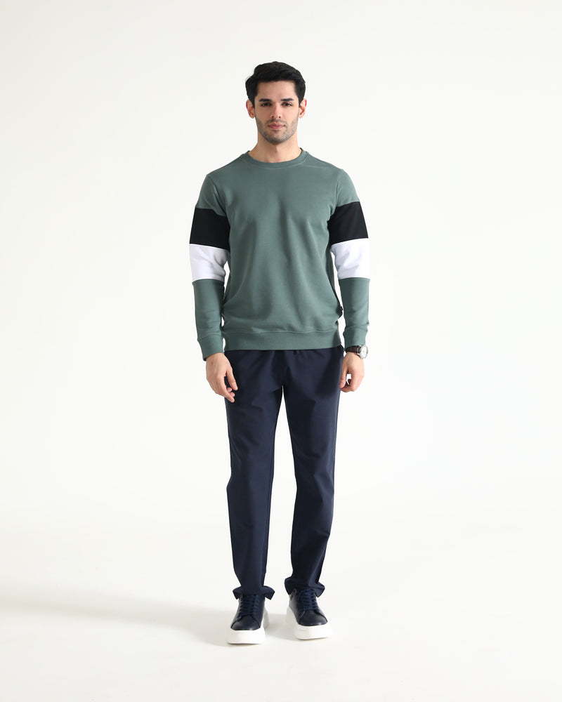 Men Panel Sweatshirt - Engine - Buy Now