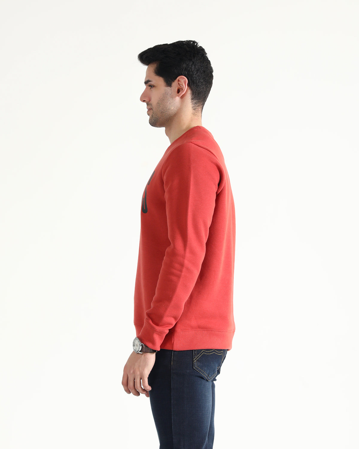 Men Typography Sweatshirt - Engine - Buy Now